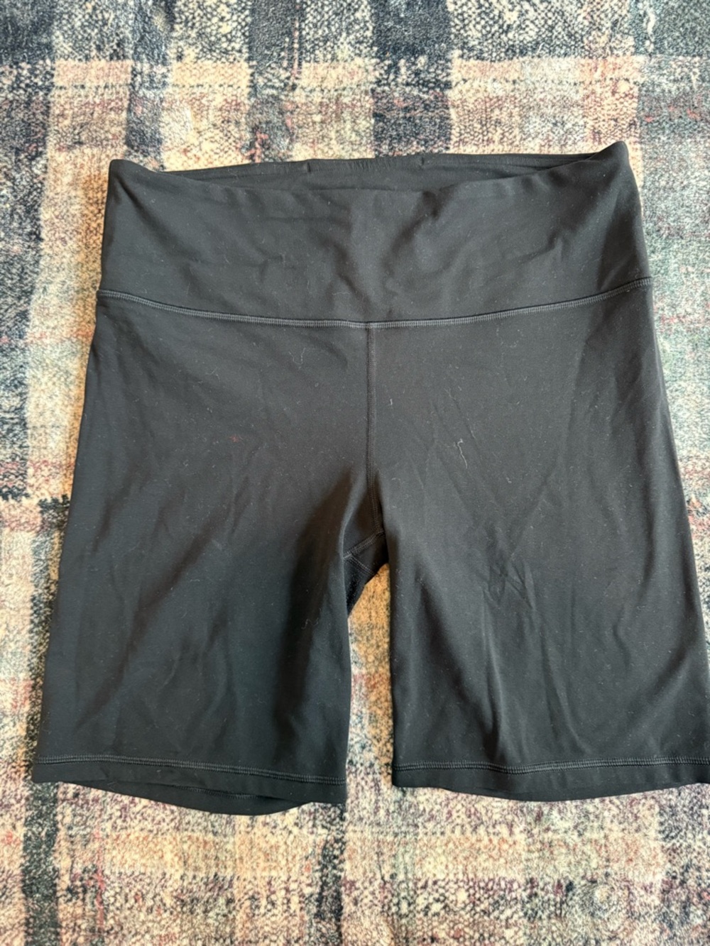 Athleta Black High-Rise Bike Shorts